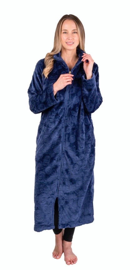PTL Embossed Velour 48" Robe