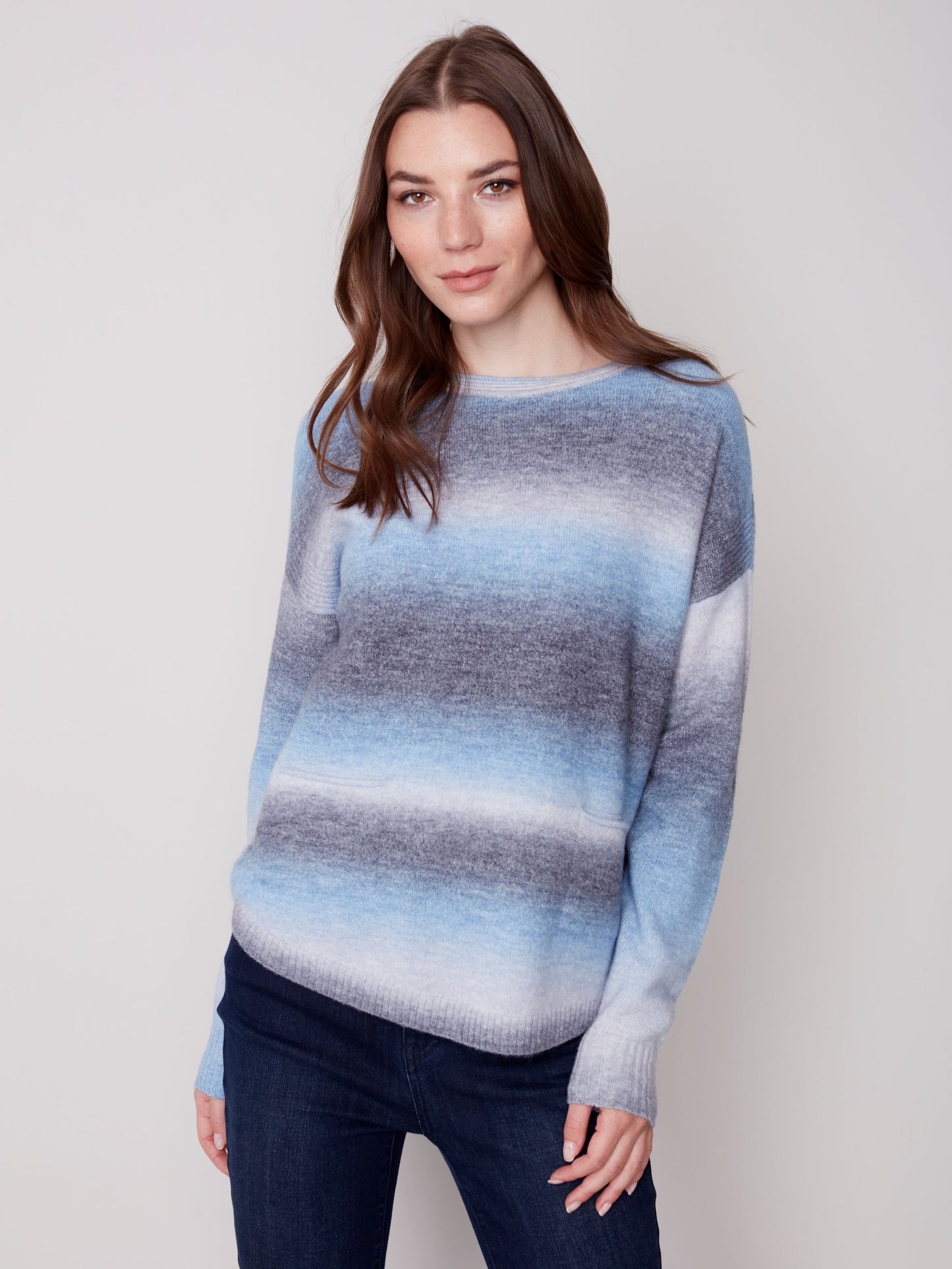 CB Sweater W/Removable Scarf