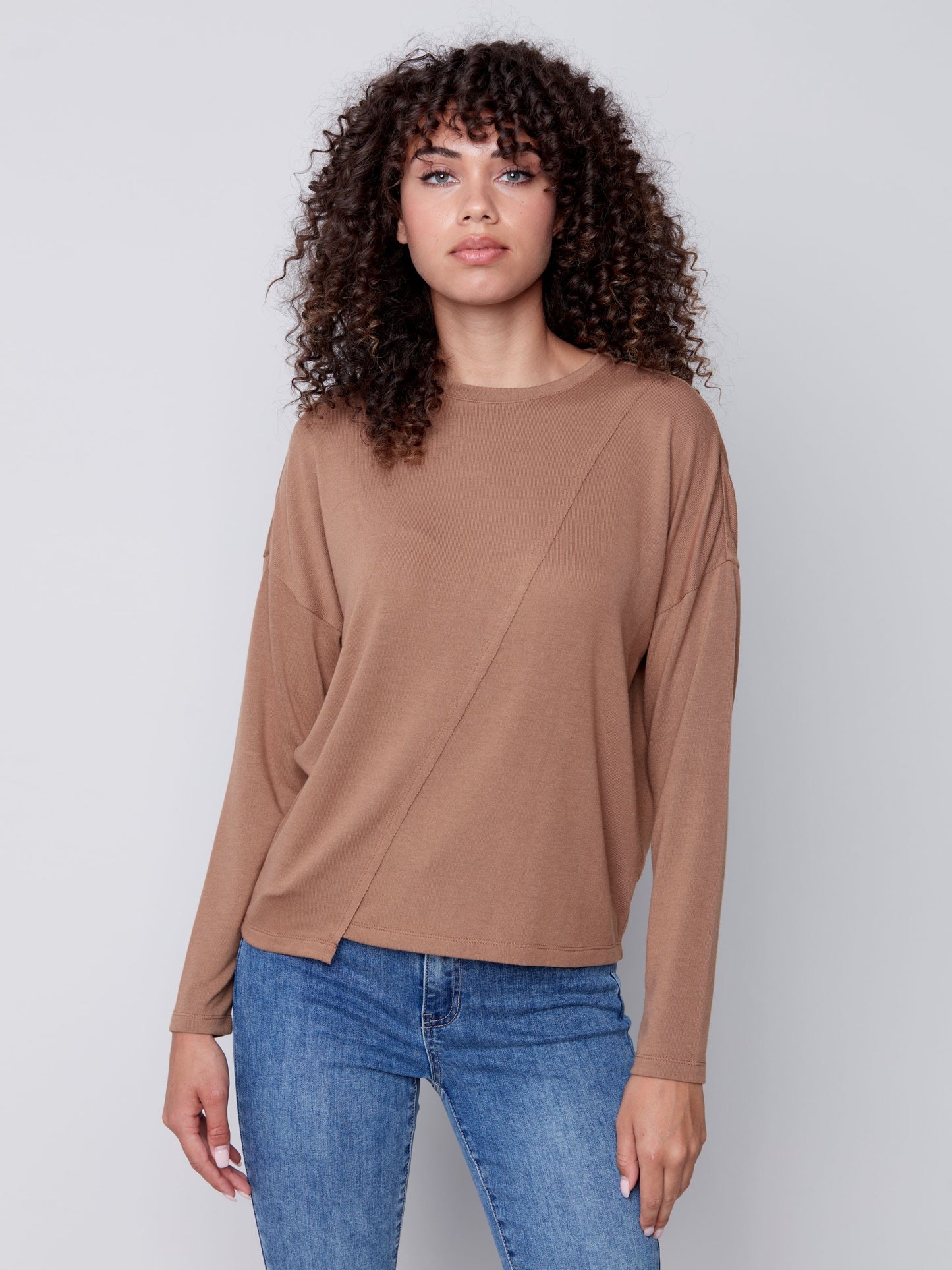 CB Asymetrical Knit Top
