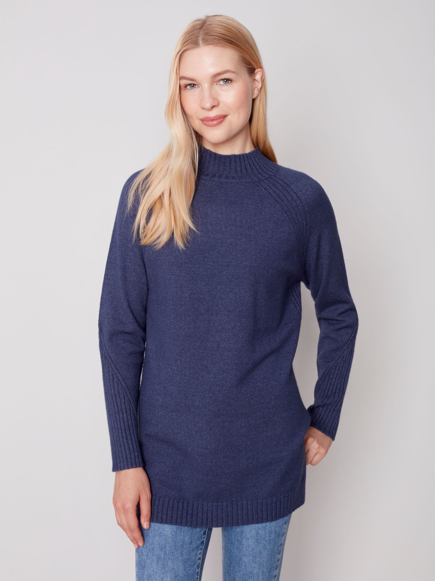 CB Mockneck Tunic Sweater