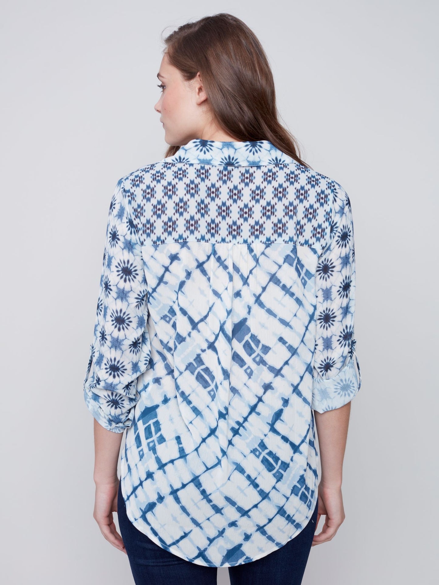 CB Printed Crinkle Georgette