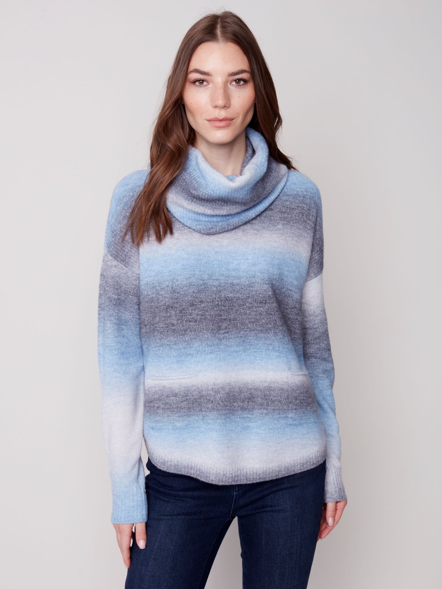 CB Sweater W/Removable Scarf