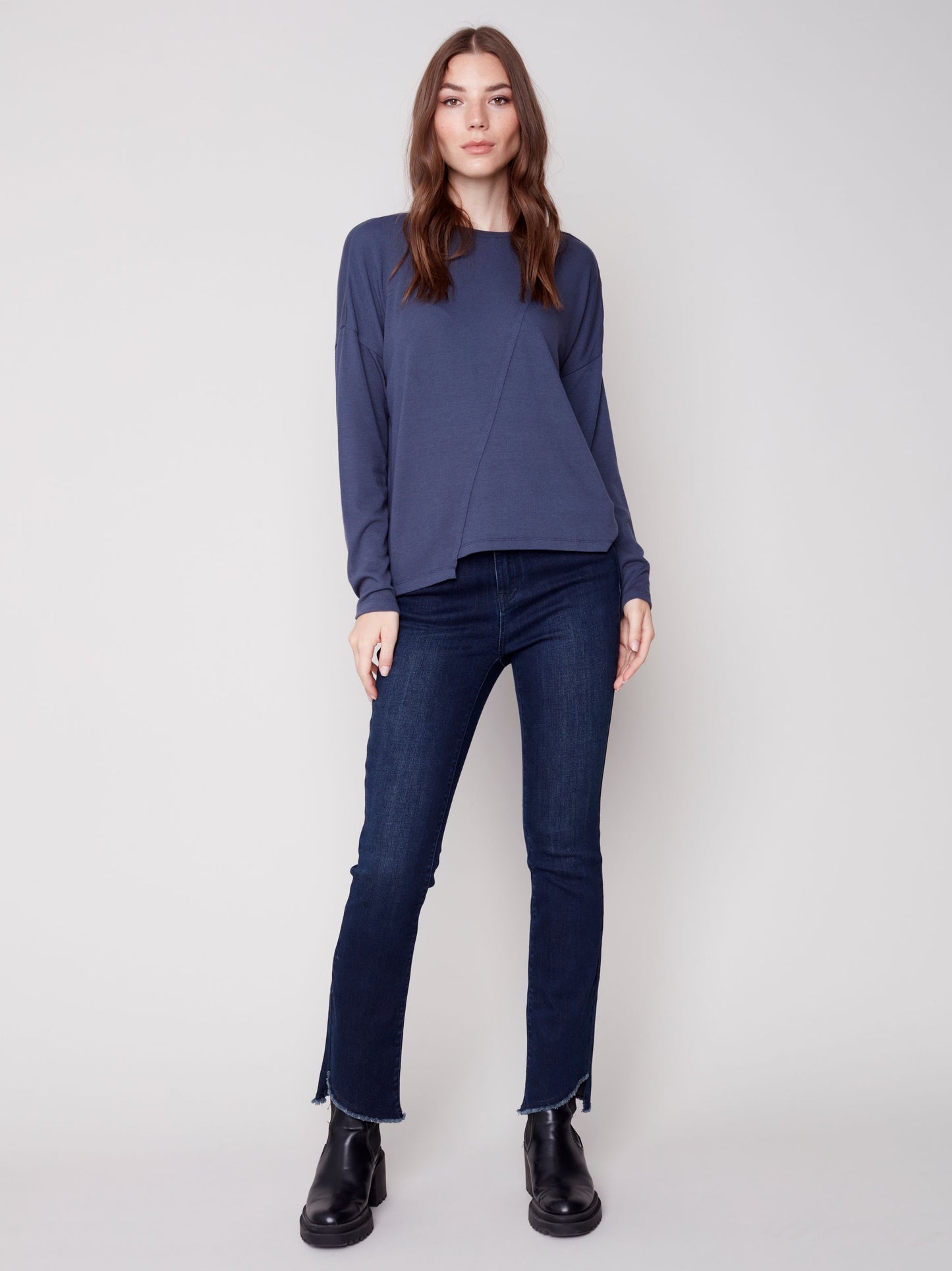 CB Asymetrical Knit Top