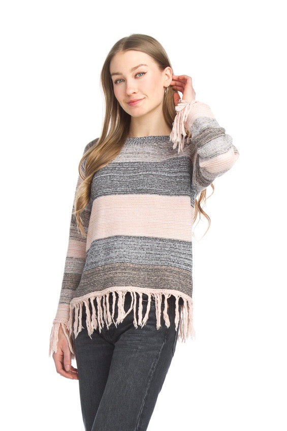 PPLN Sweater w/Fringe