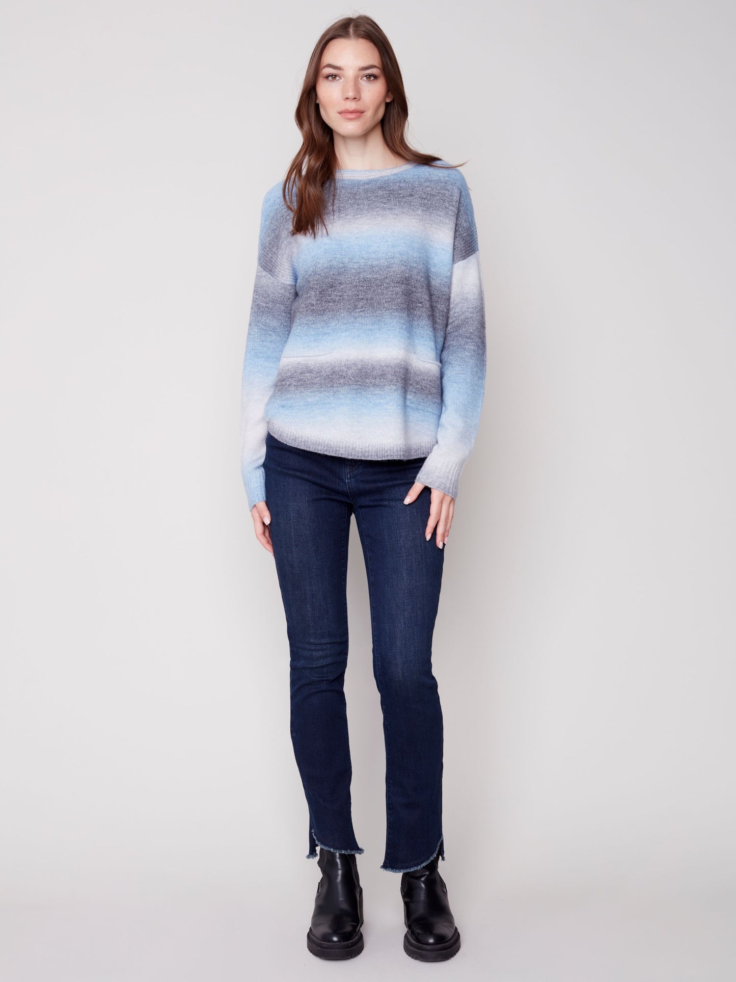 CB Sweater W/Removable Scarf