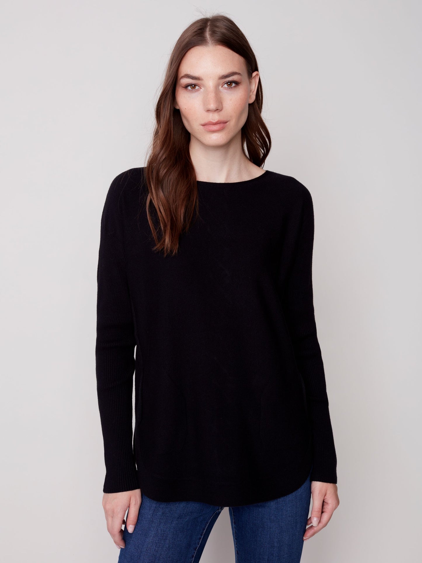CB Plushy Knit Swtr W/Bk Dtls