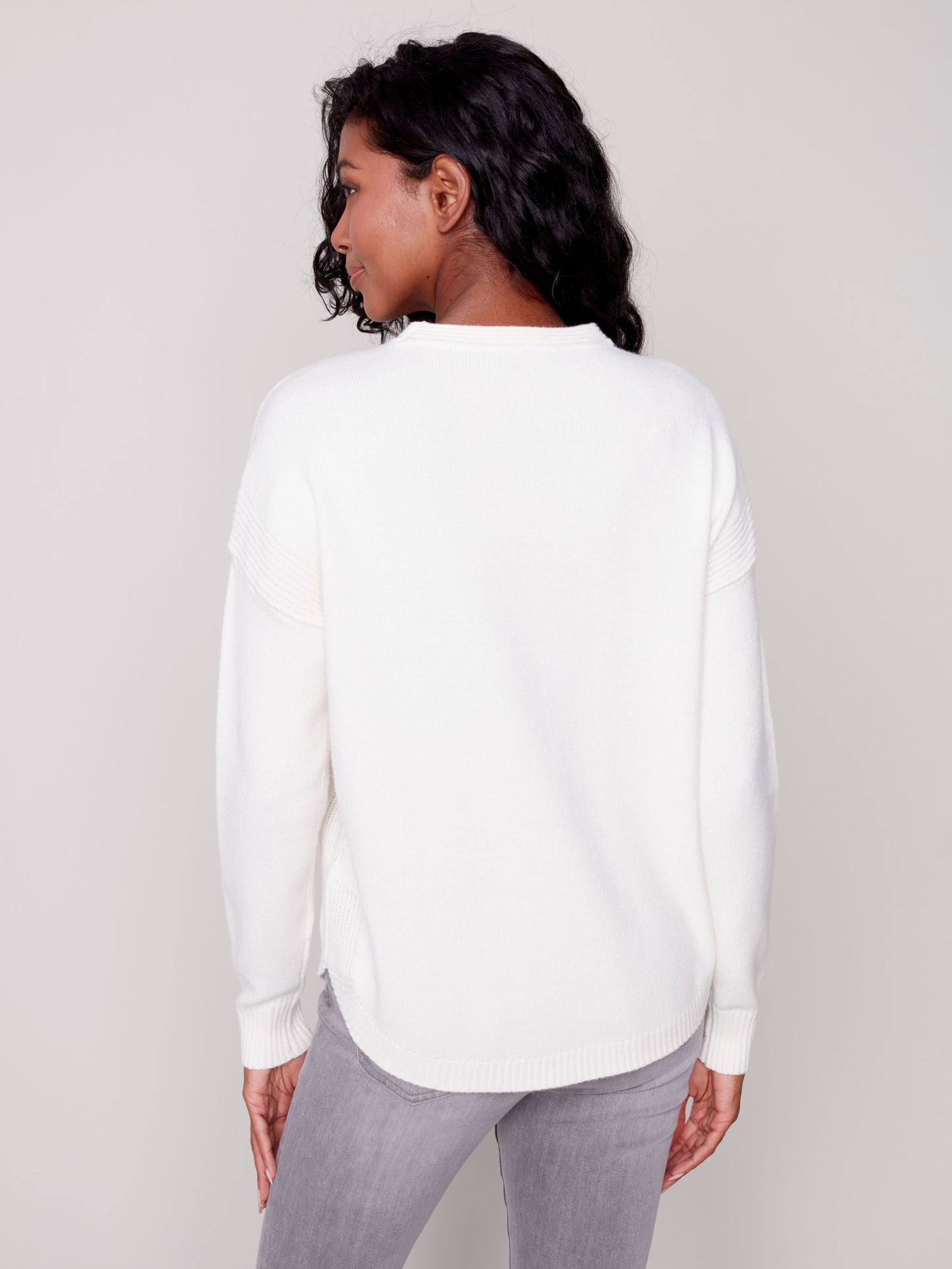 CB Sweater W/Removable Scarf
