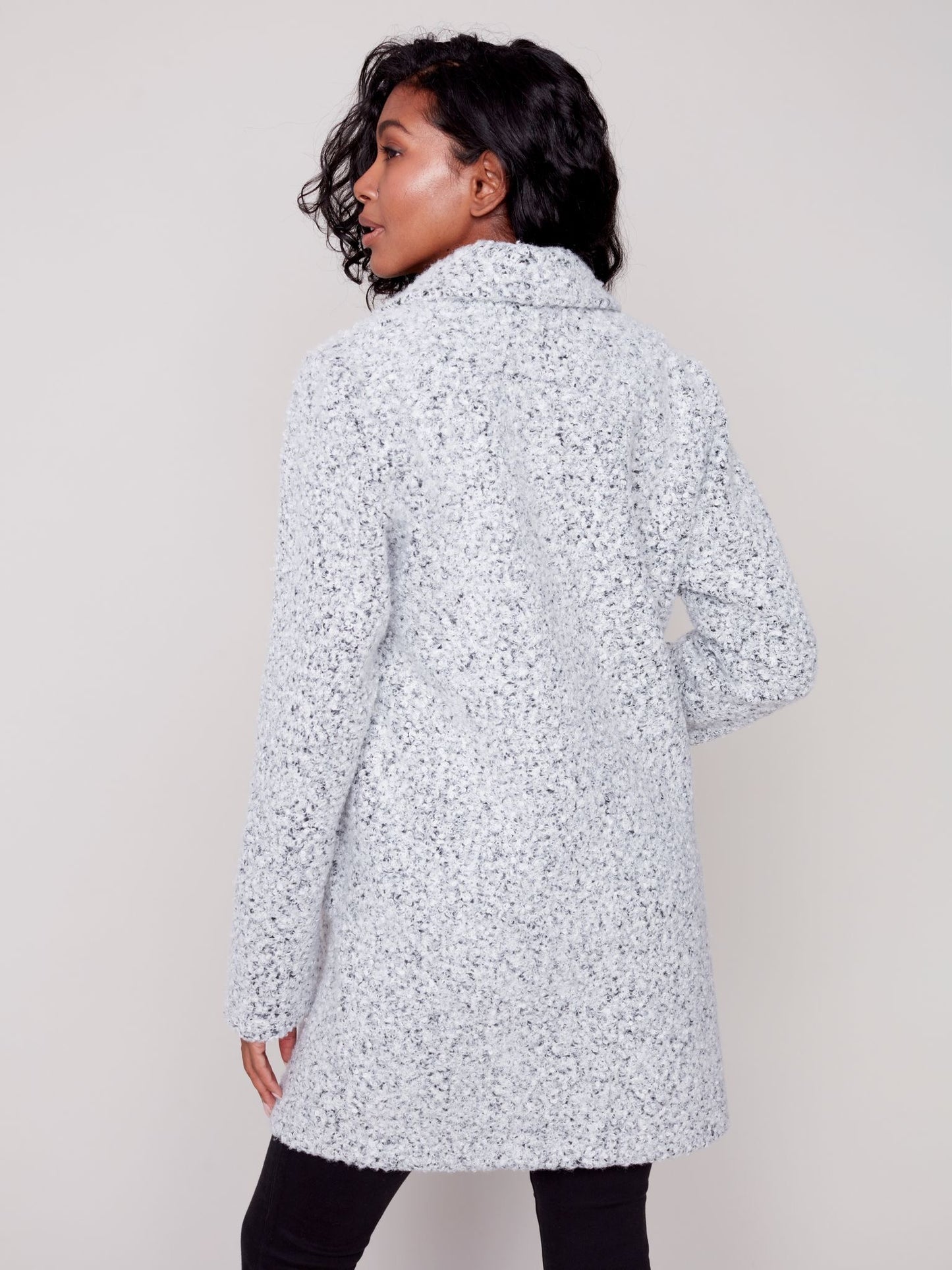 CB Boucle Knit Coat