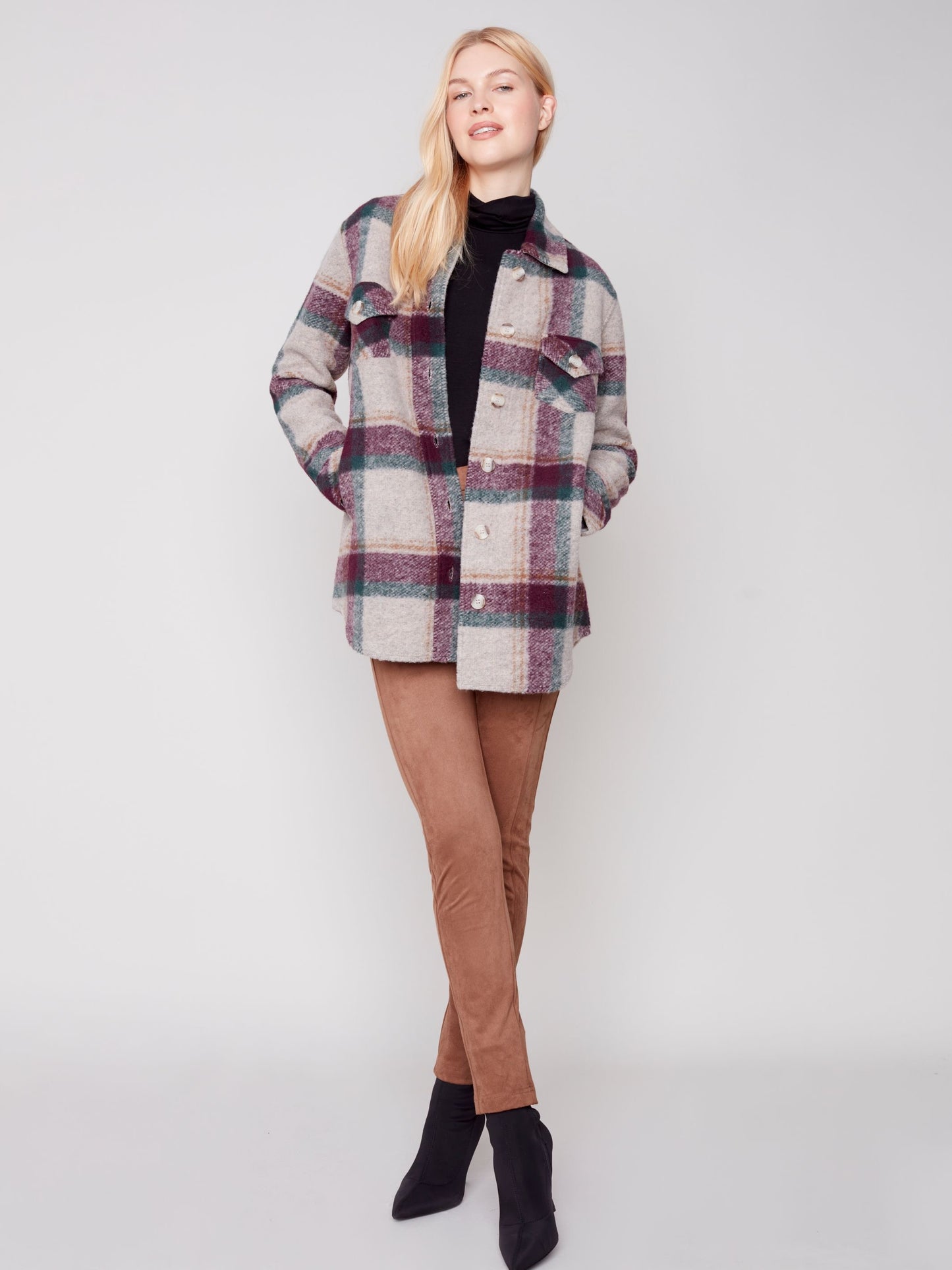 CB Boiled Wool Shirt Jacket