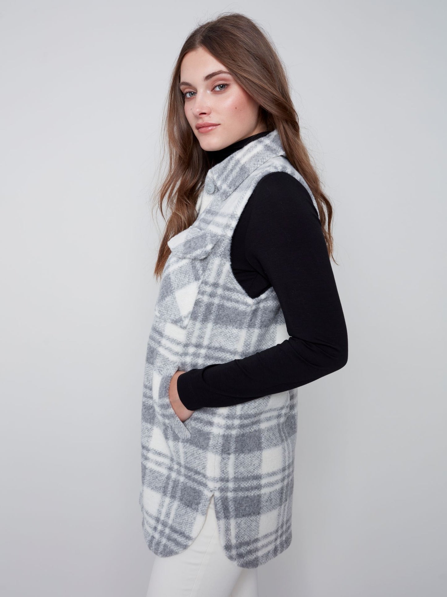 CB Boiled Wool Vest
