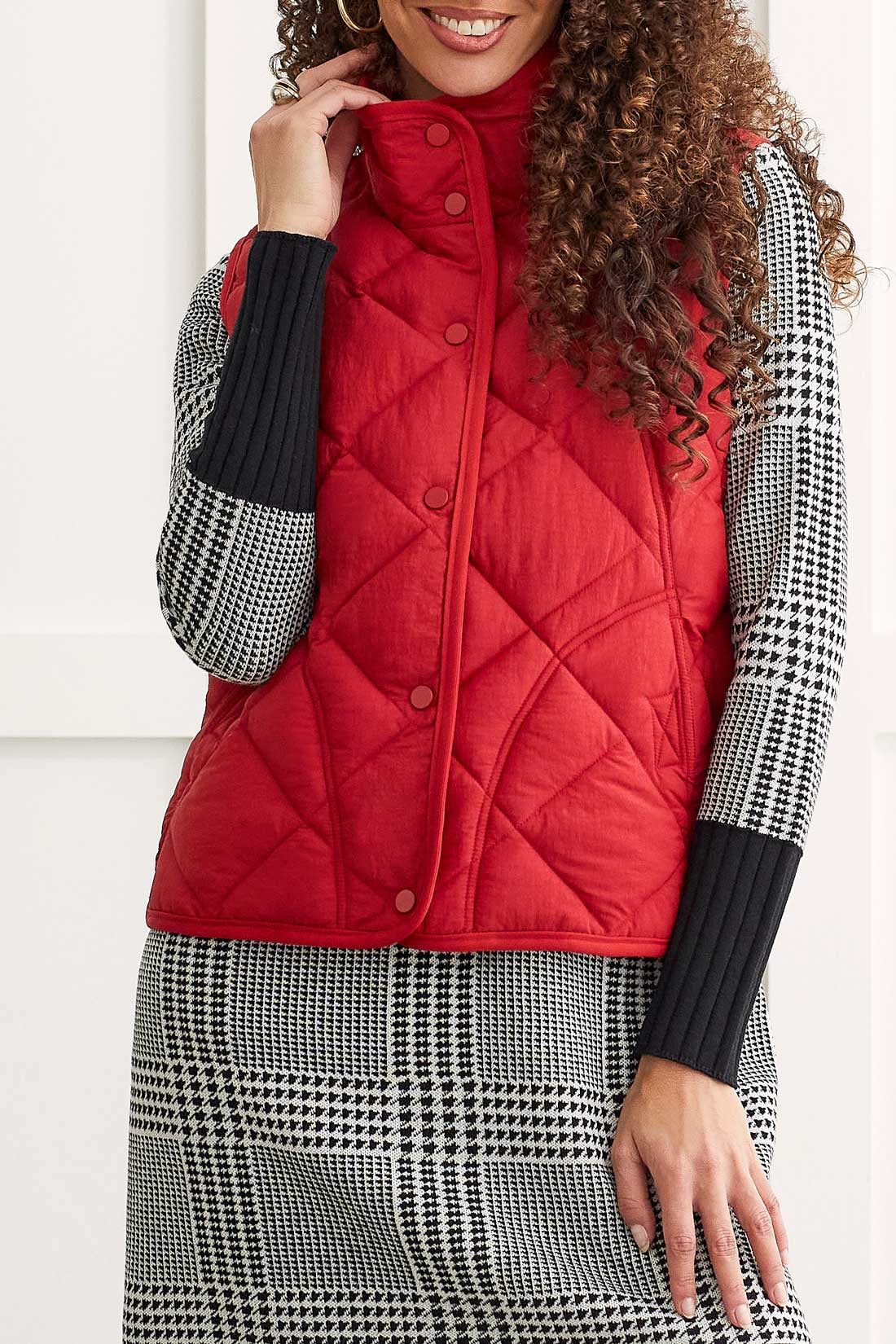 TB A Line Puffer Vest