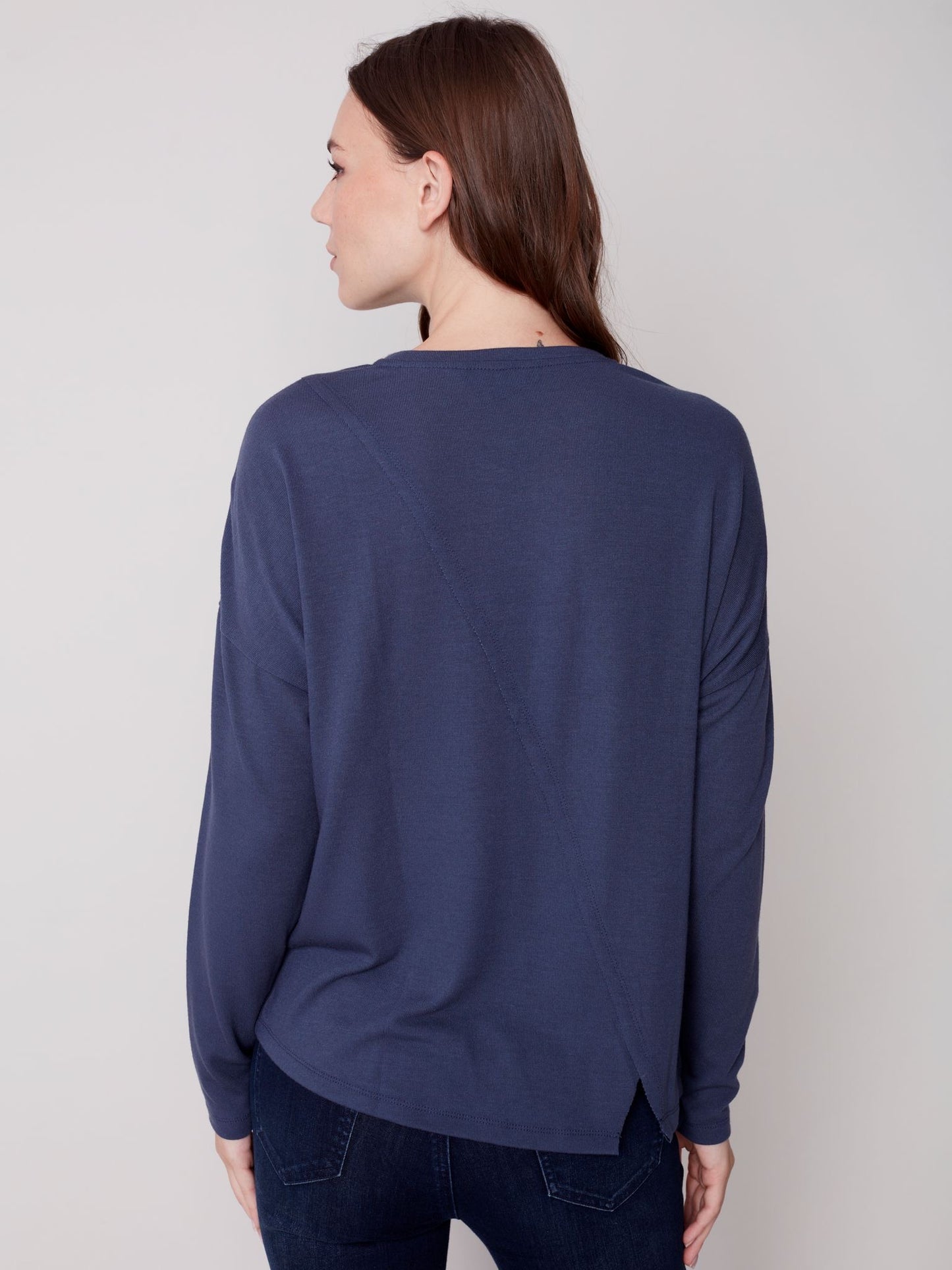 CB Asymetrical Knit Top