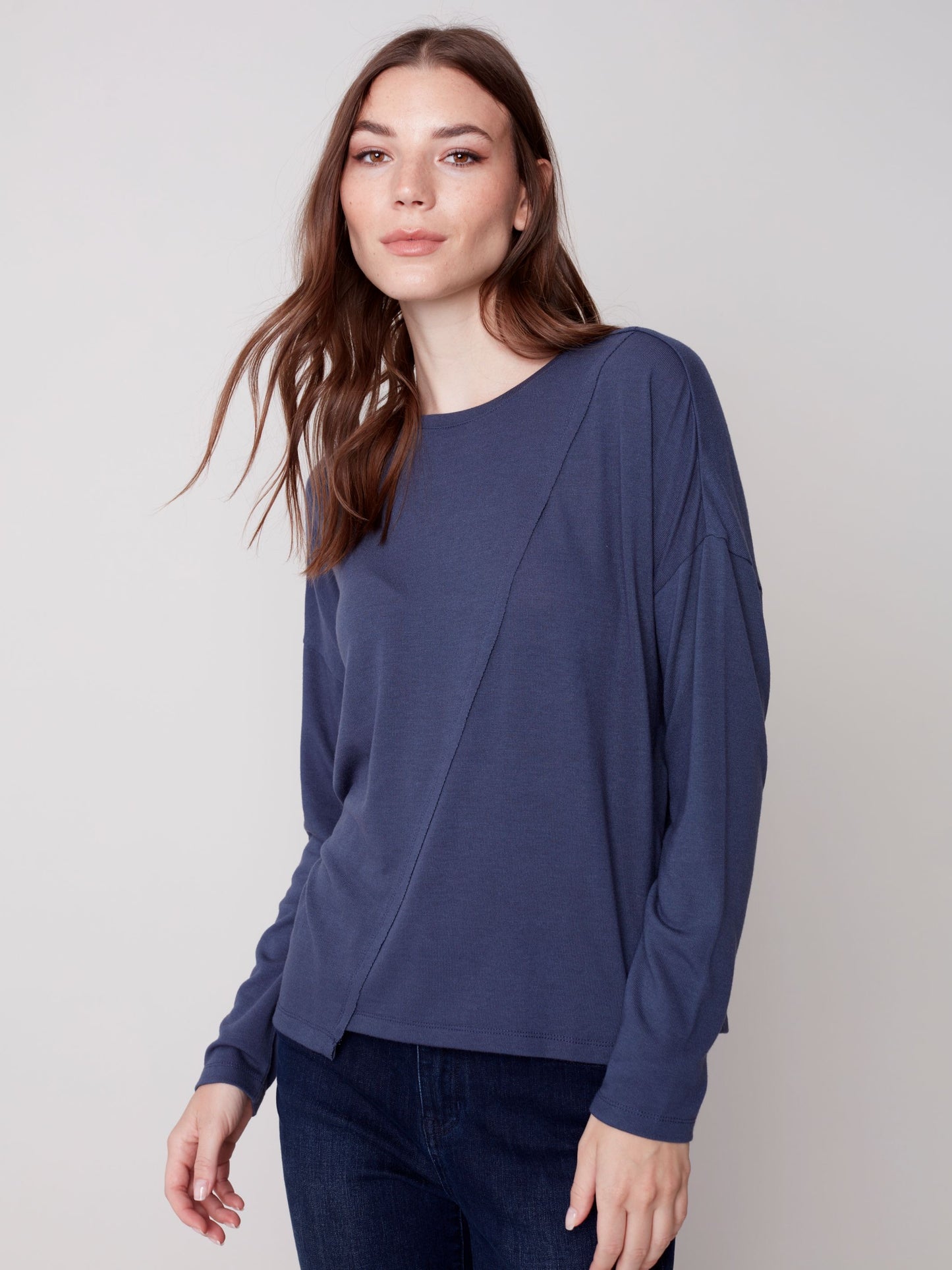 CB Asymetrical Knit Top