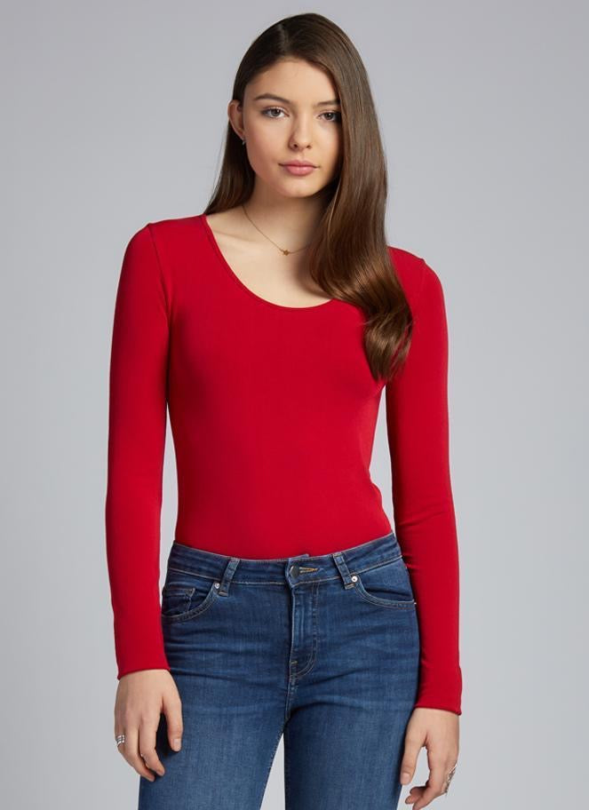 CCT Bamboo scoop neck Long Sle