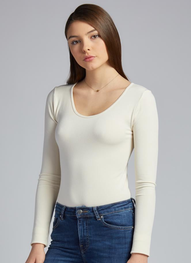 CCT Bamboo scoop neck Long Sle