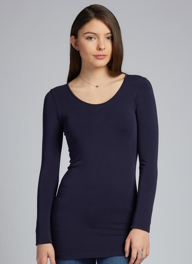 CCT Bamboo scoop neck Long Sle