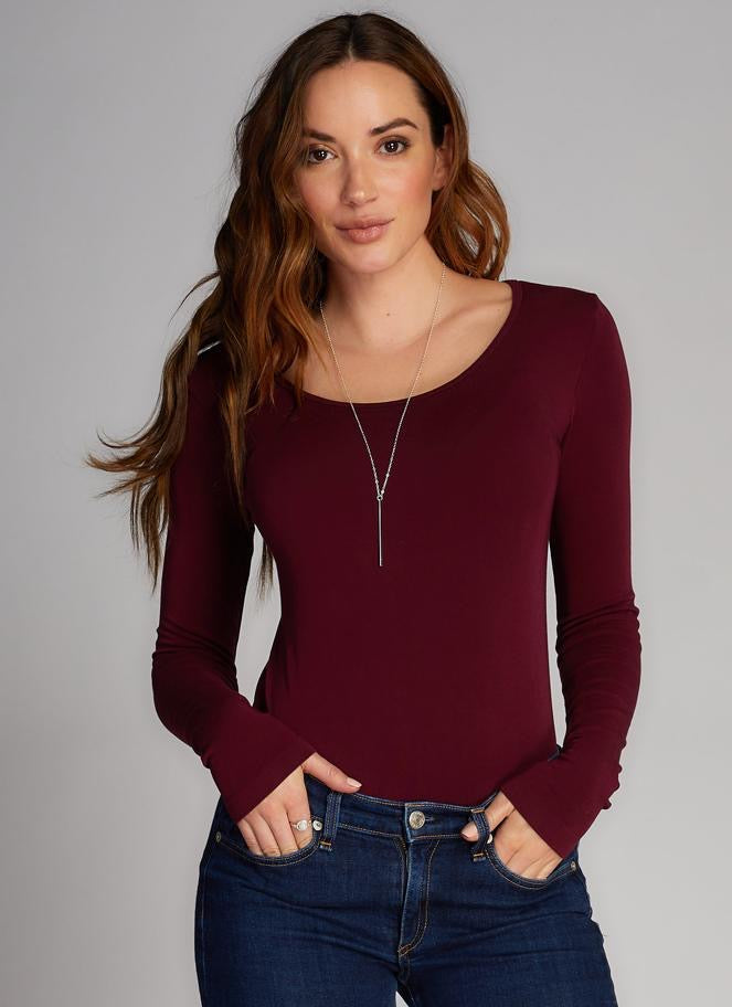 CCT Bamboo scoop neck Long Sle
