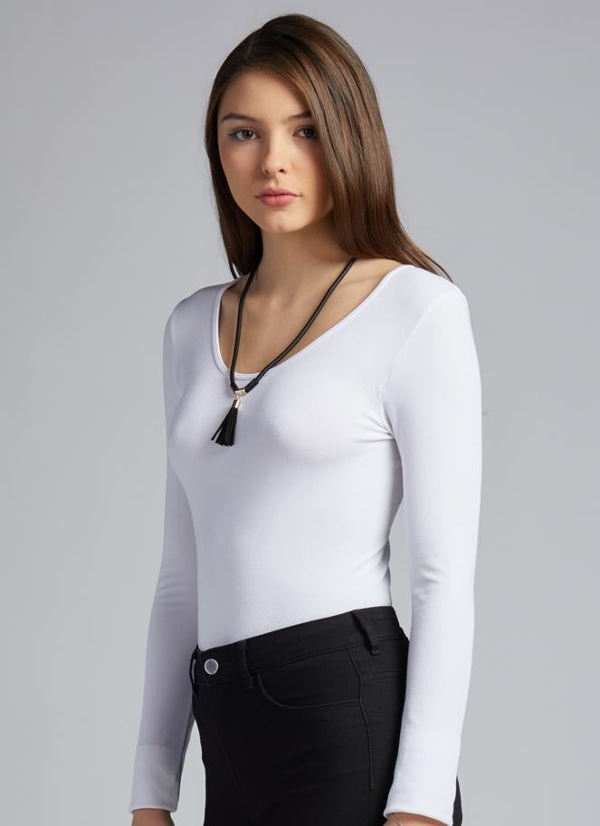 CCT Bamboo scoop neck Long Sle