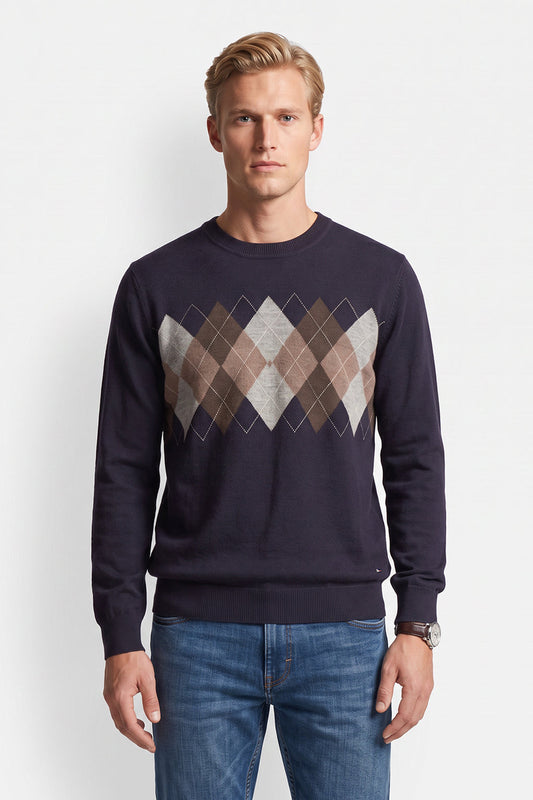LS Sawyer Jacquard Crewneck