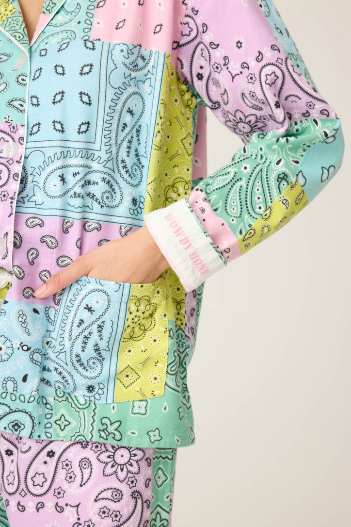 PJS Flannel PJ's W/Headband
