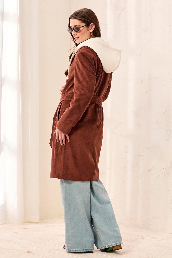 TB Trench Coat W/Removable Hood