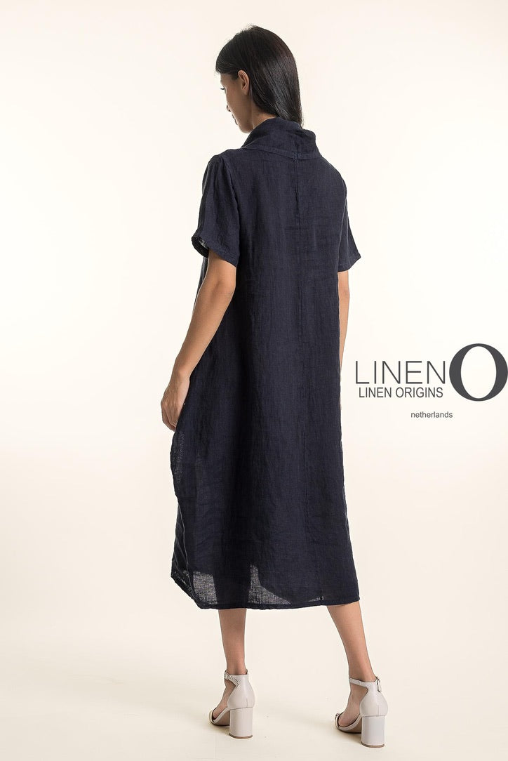 LO Cowl Neck Dress W/Slv