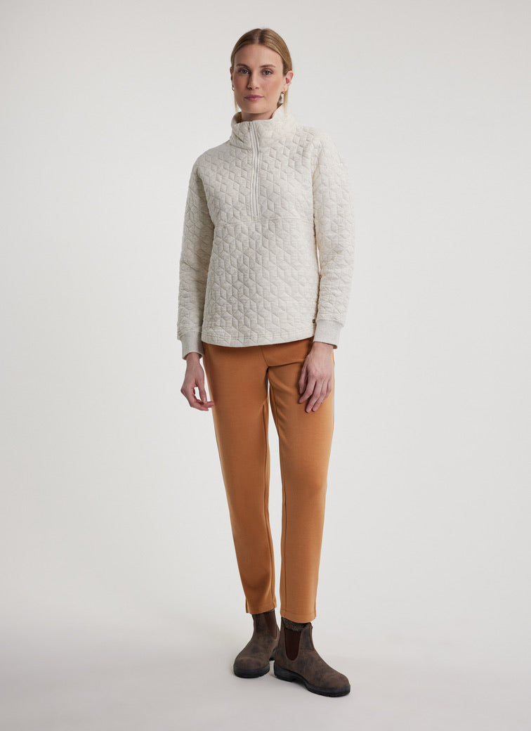 FIG FREYA 1/2 Quilted Sweater