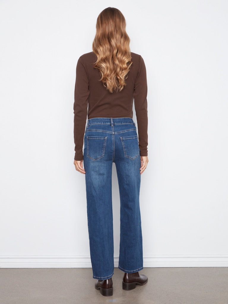 CB Streight Leg W/Heart Patch