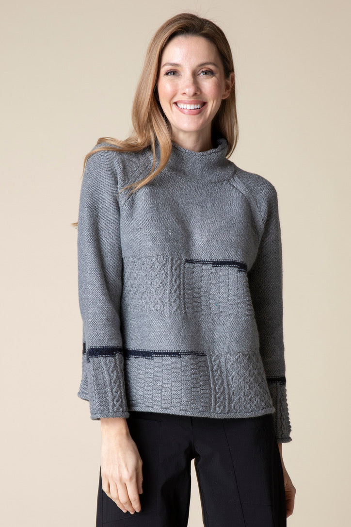 HC Mixed Cable Stitch Pullover