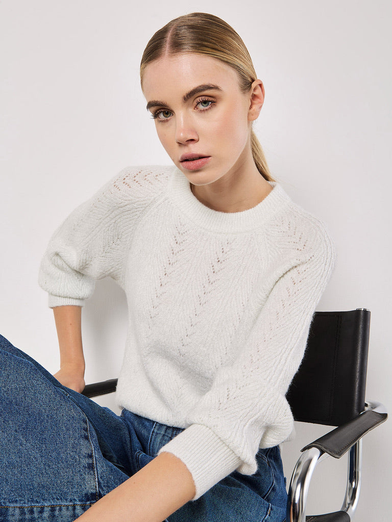 AP Pointelle Lurex Sweater