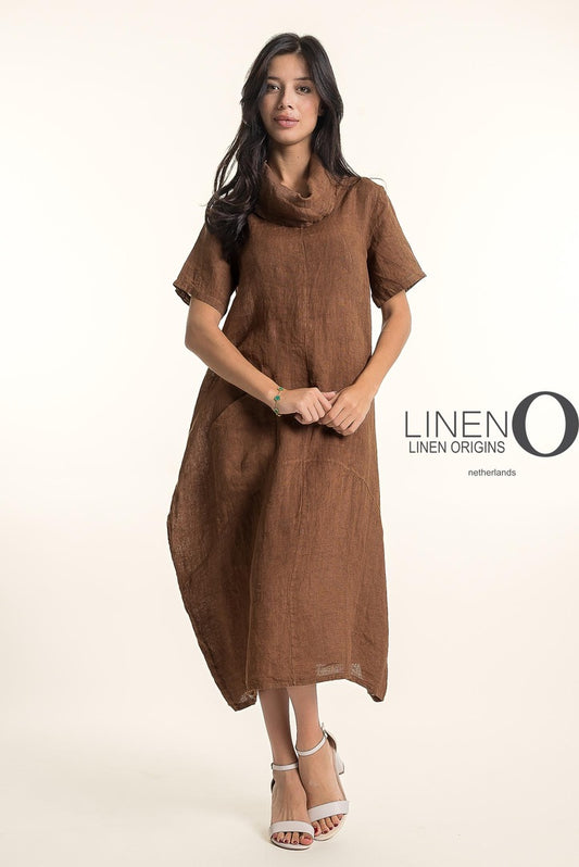 LO Cowl Neck Dress W/Slv