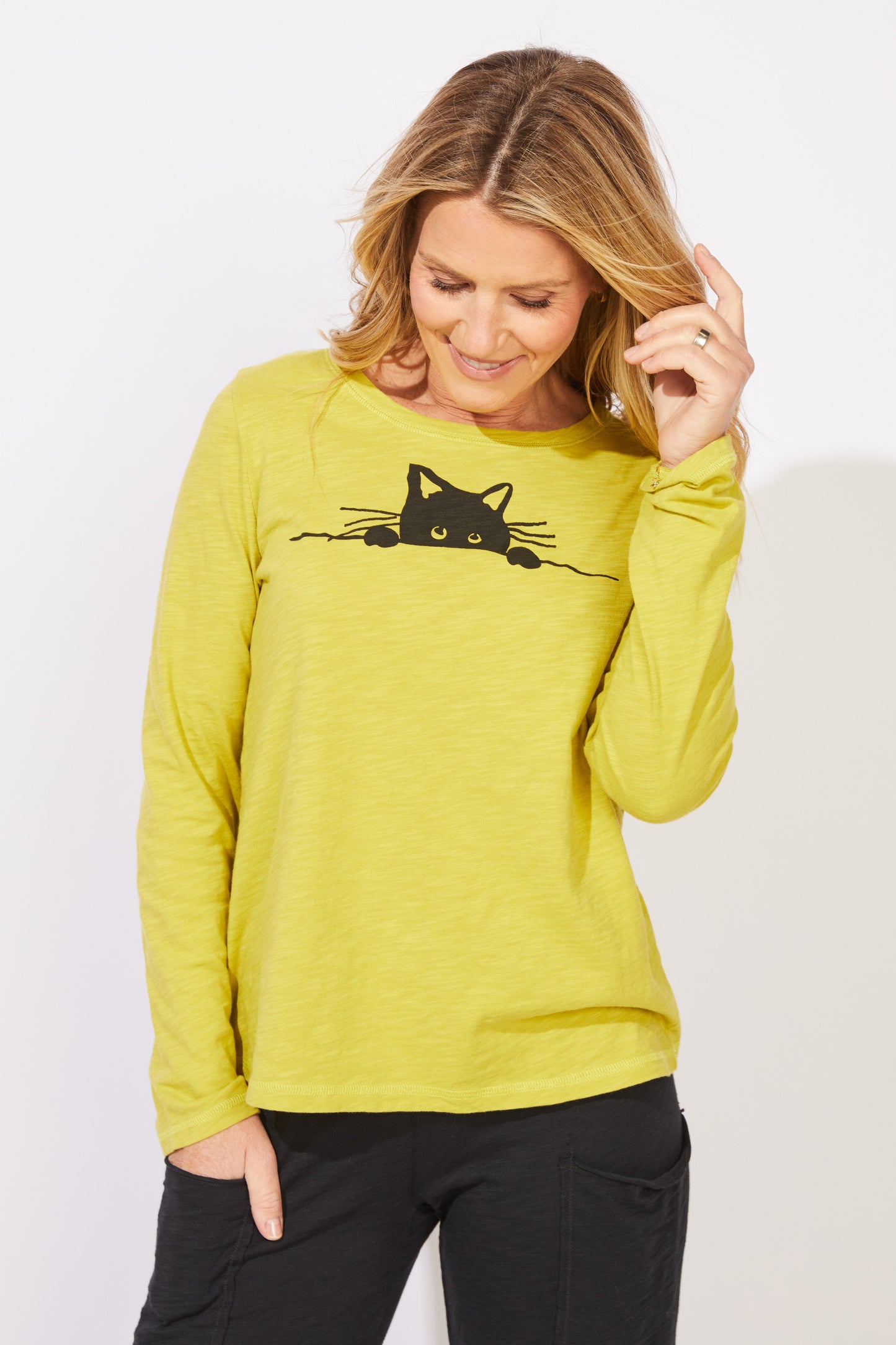 ESC Sneaky Cat Crew Tee
