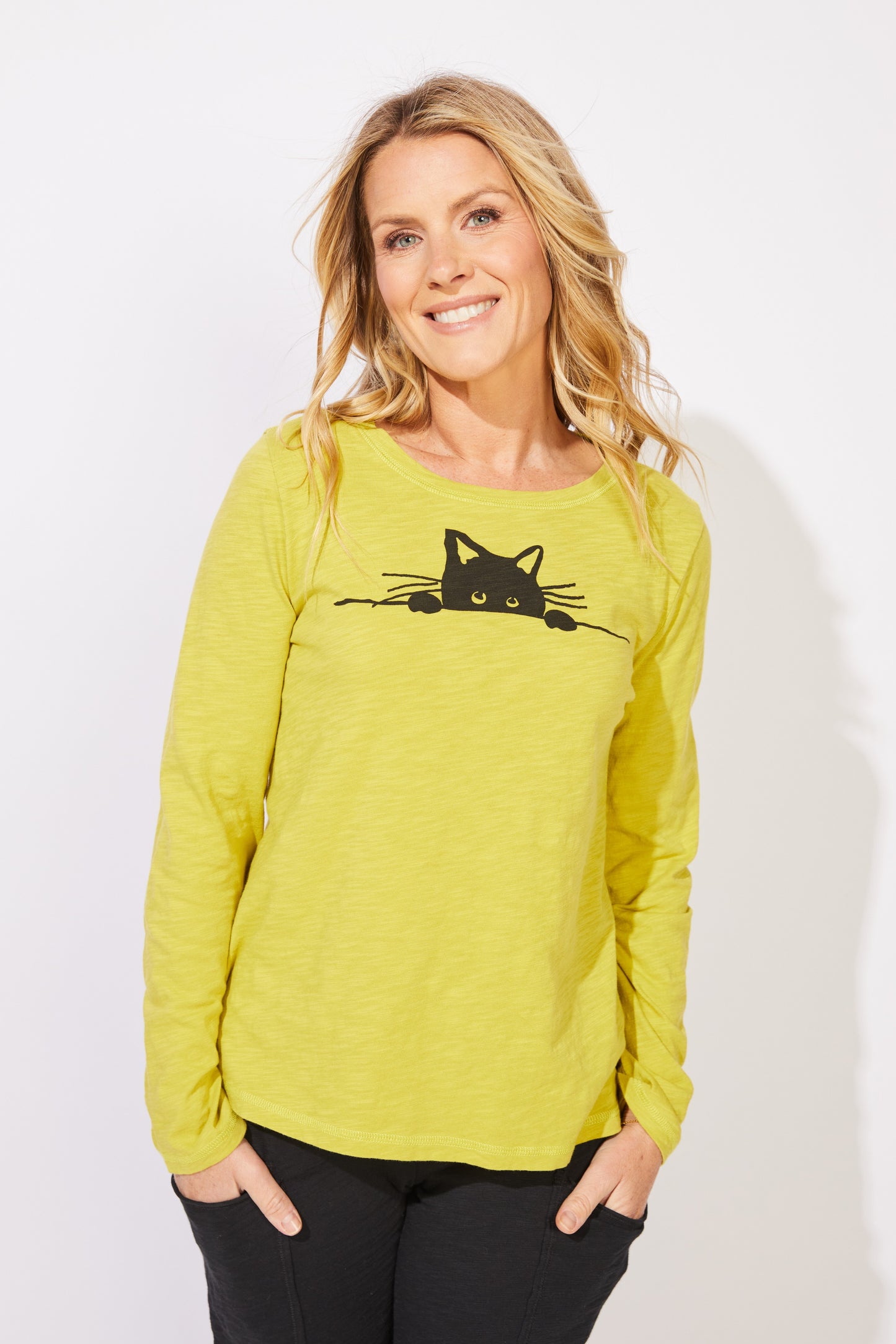 ESC Sneaky Cat Crew Tee