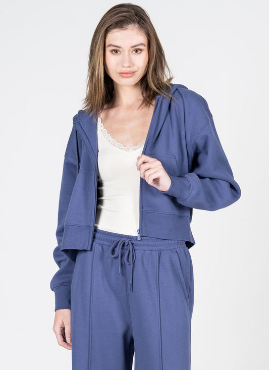 CCT Reclcl Ply/Cttn Zip Hoodie