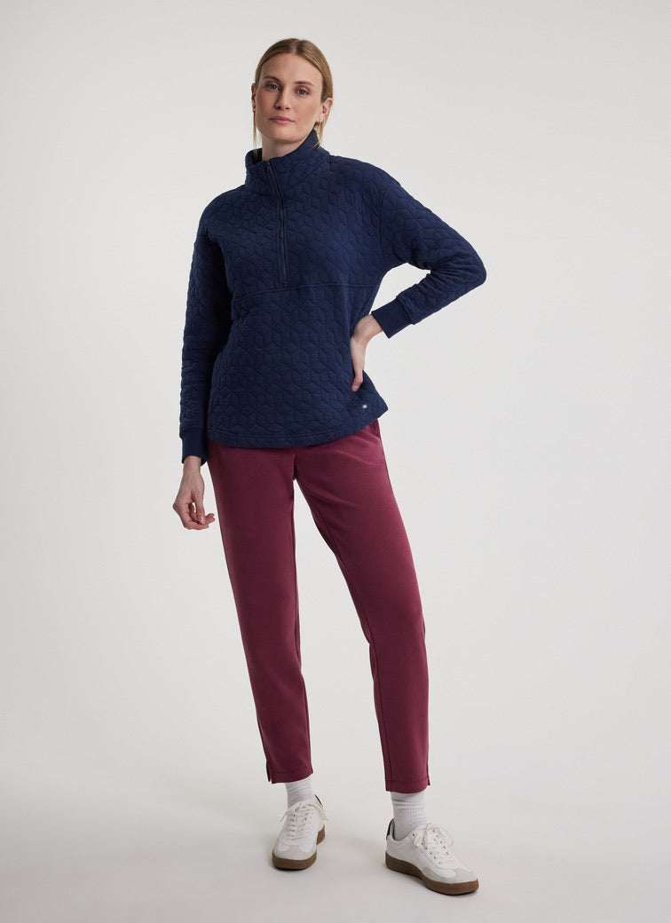 FIG FREYA 1/2 Quilted Sweater