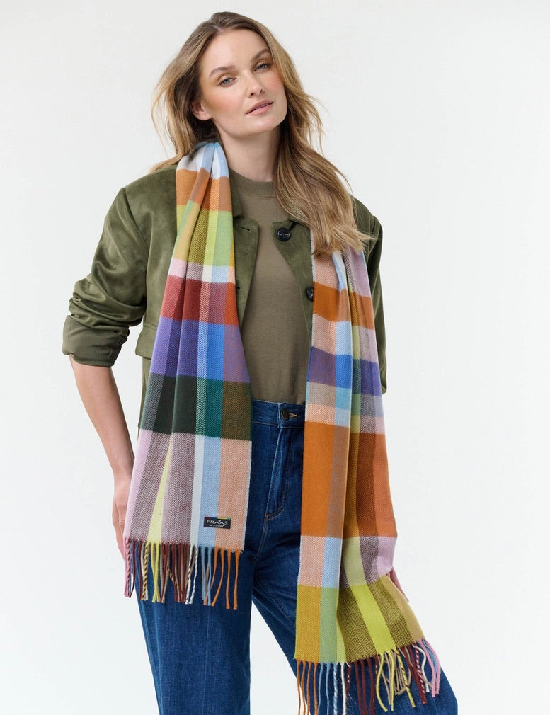 FRA Checkered Cashmink Scarf