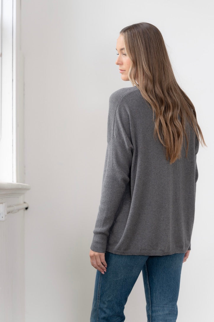 EV Dolman Crew Cashmer Blend