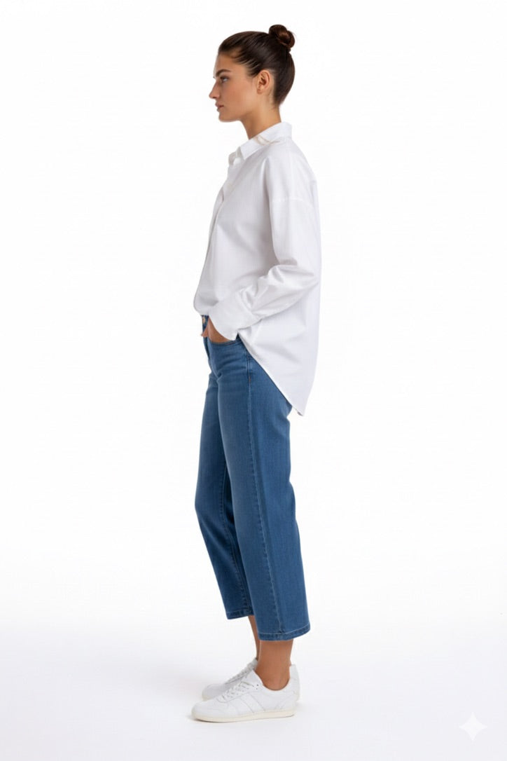 CJ Pull On Denim Capri