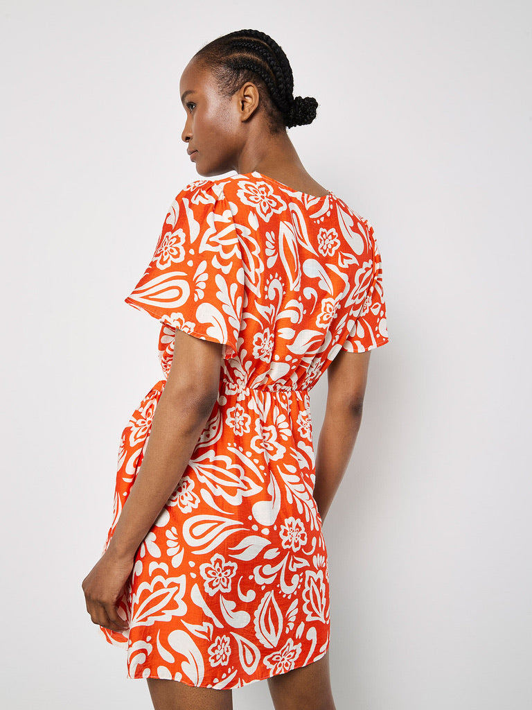 AP Paisley Wrap Dress