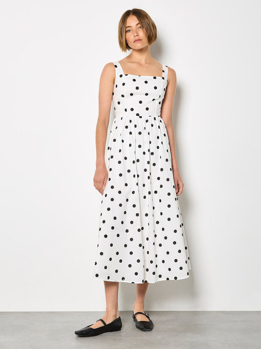 AP Polka Dot Midi Dress
