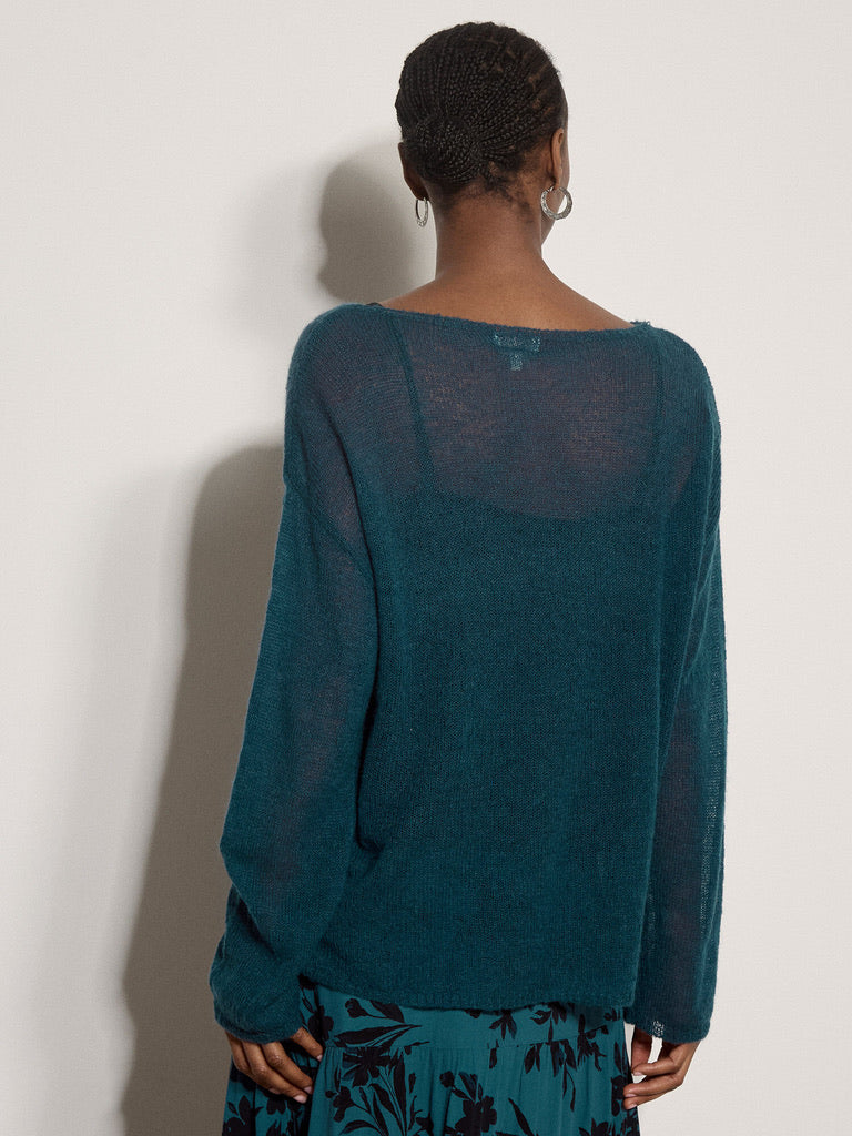 AP Oversized Mohair Sheer Swea