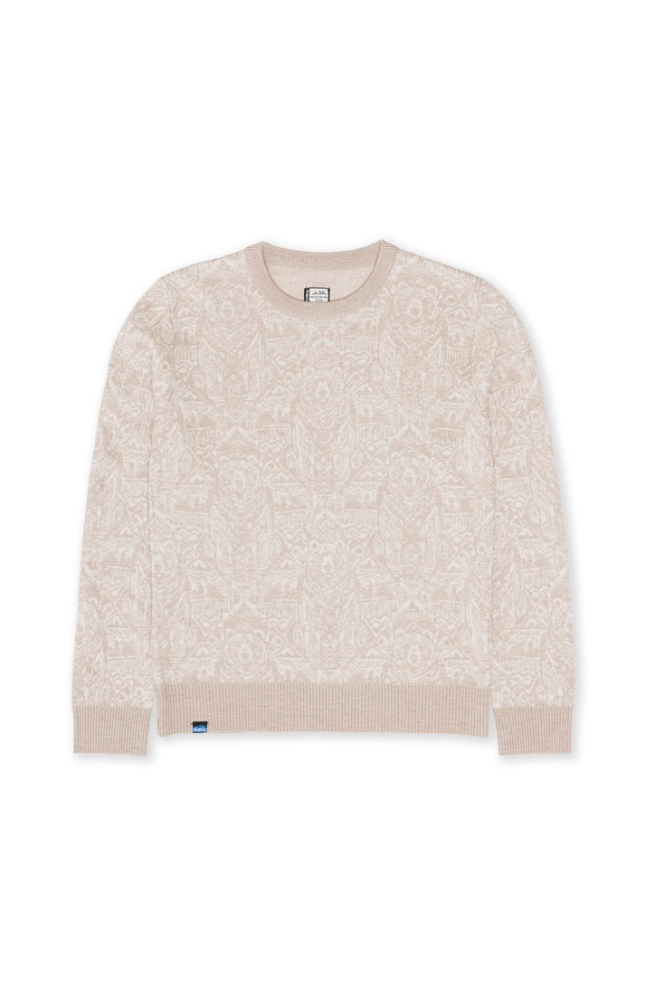 KAVU Hillrose Print Sweater