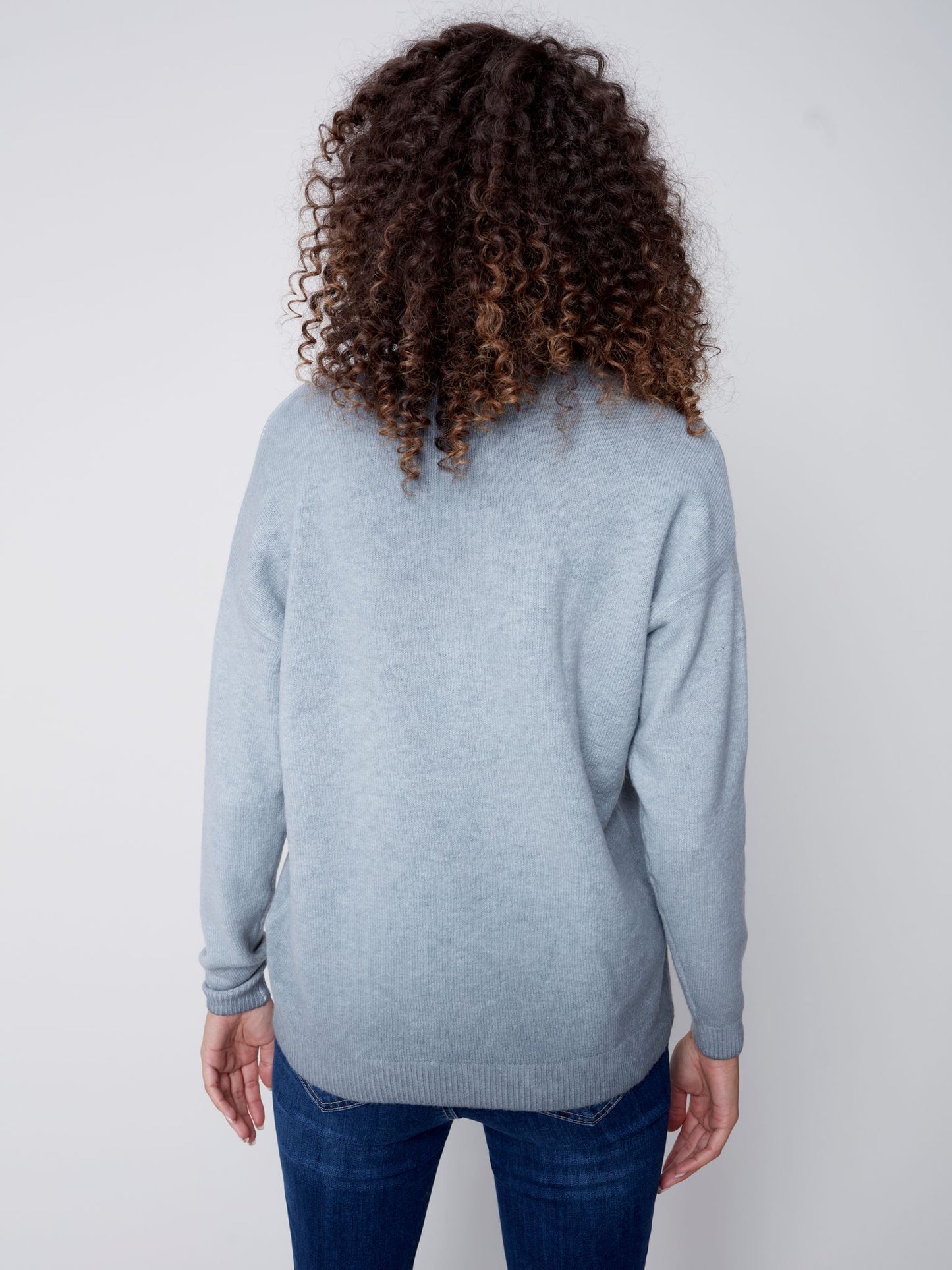 CB Cold Dye V-Neck Sweater