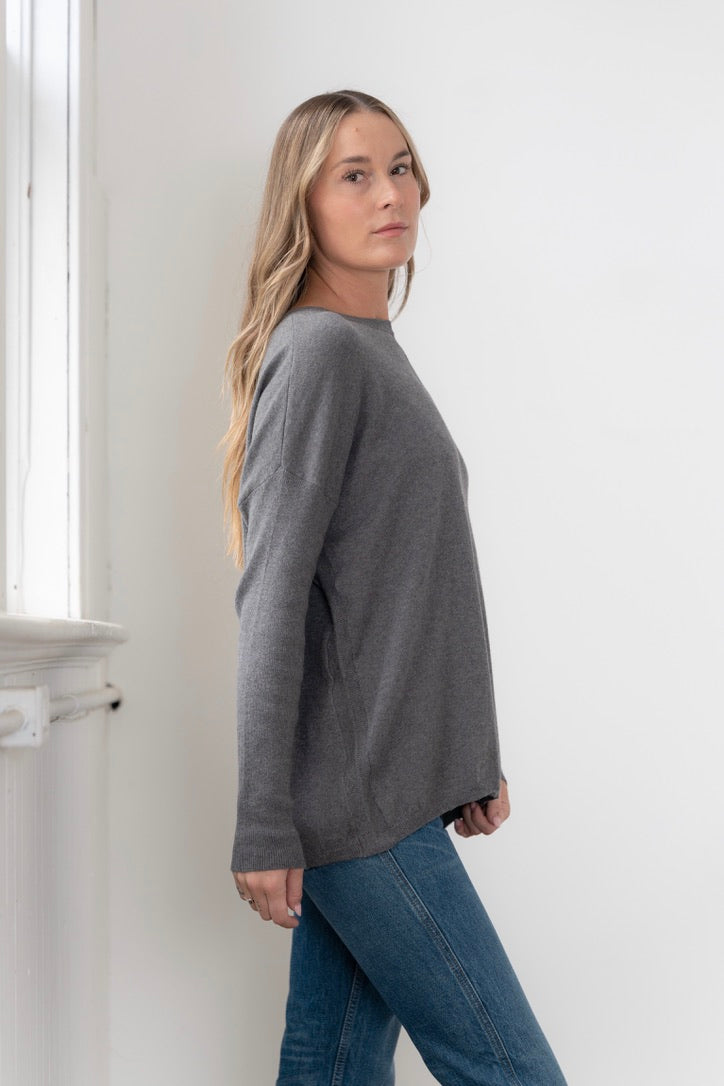 EV Dolman Crew Cashmer Blend