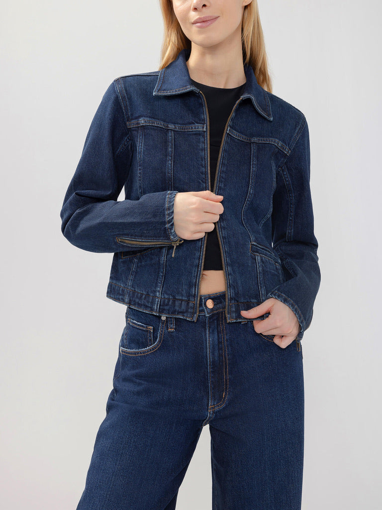 SLV Denim Moto Jacket