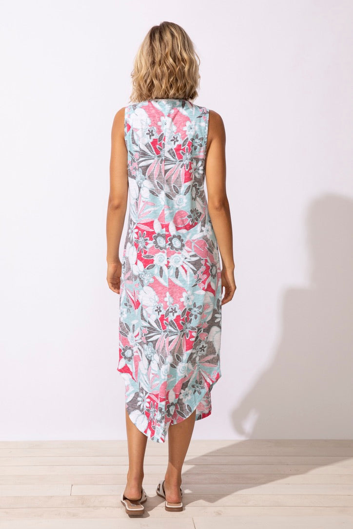 ESC Slvless Print Dress