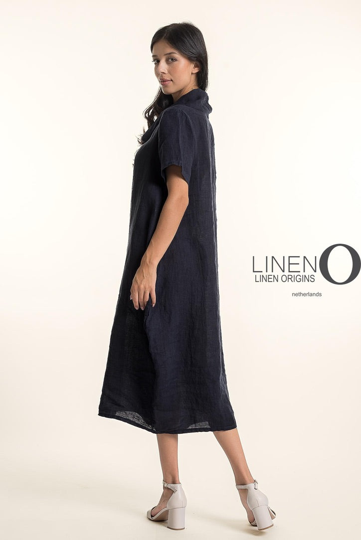 LO Cowl Neck Dress W/Slv