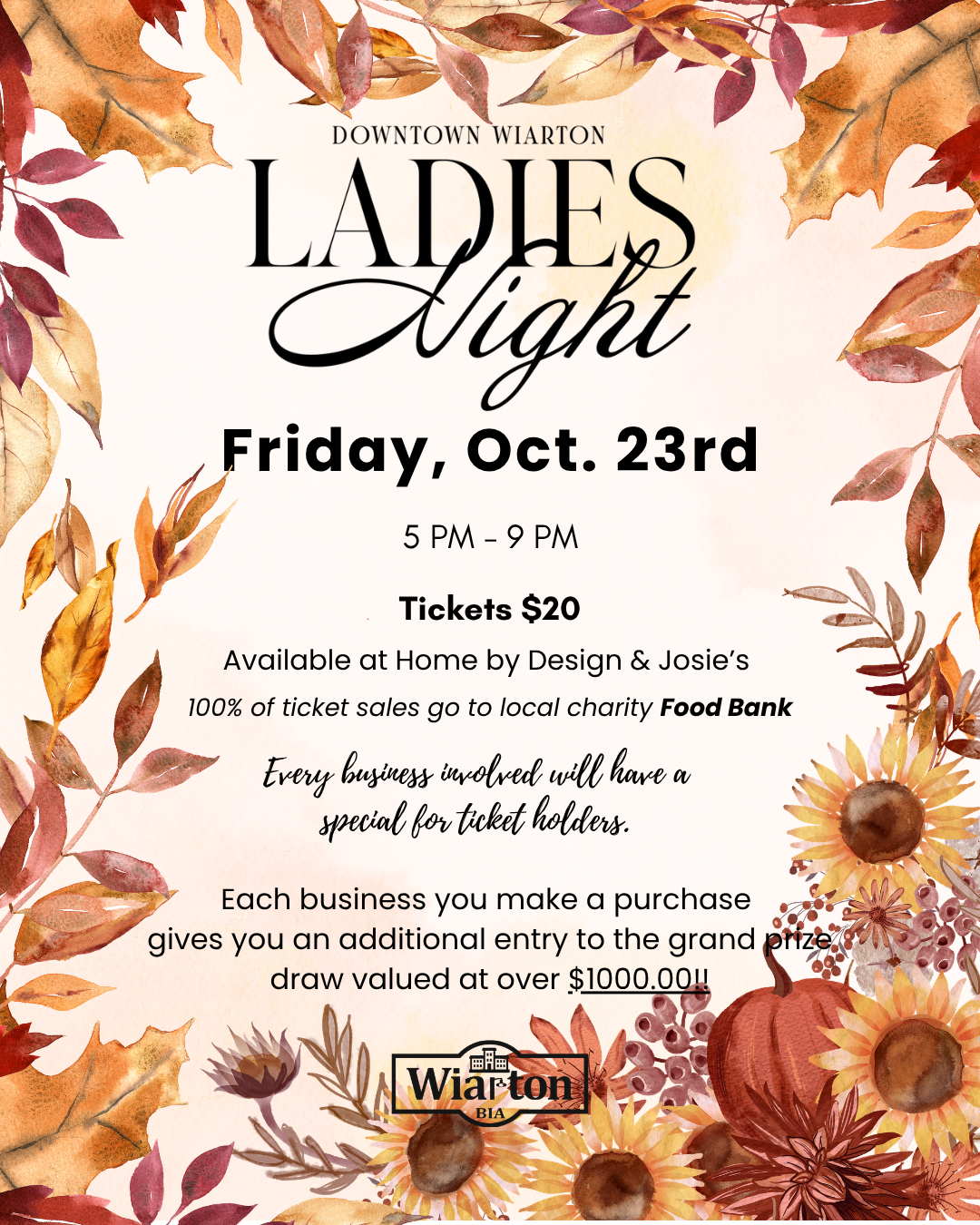 Ladies Night Event Ticket Fall 2026
