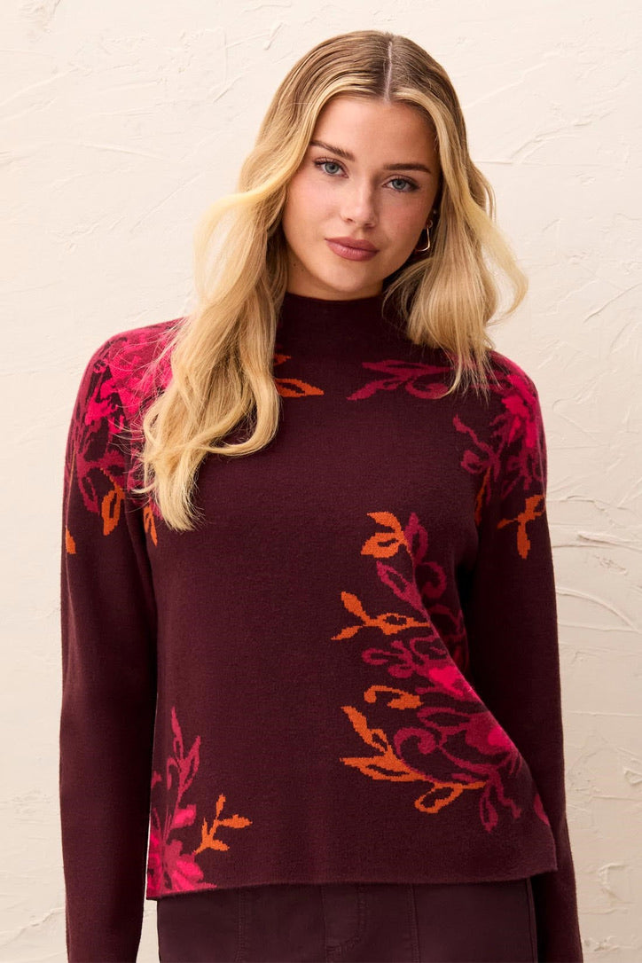TB Funnel Neck Sweater