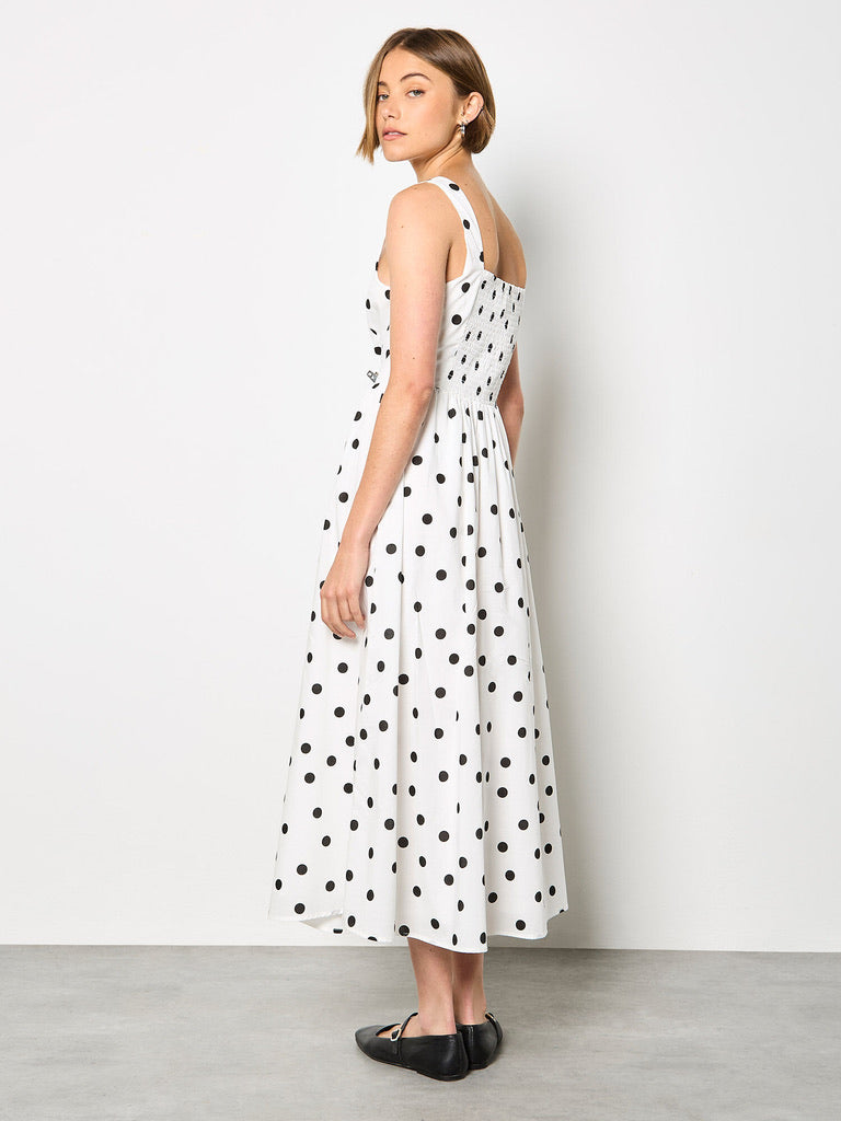AP Polka Dot Midi Dress